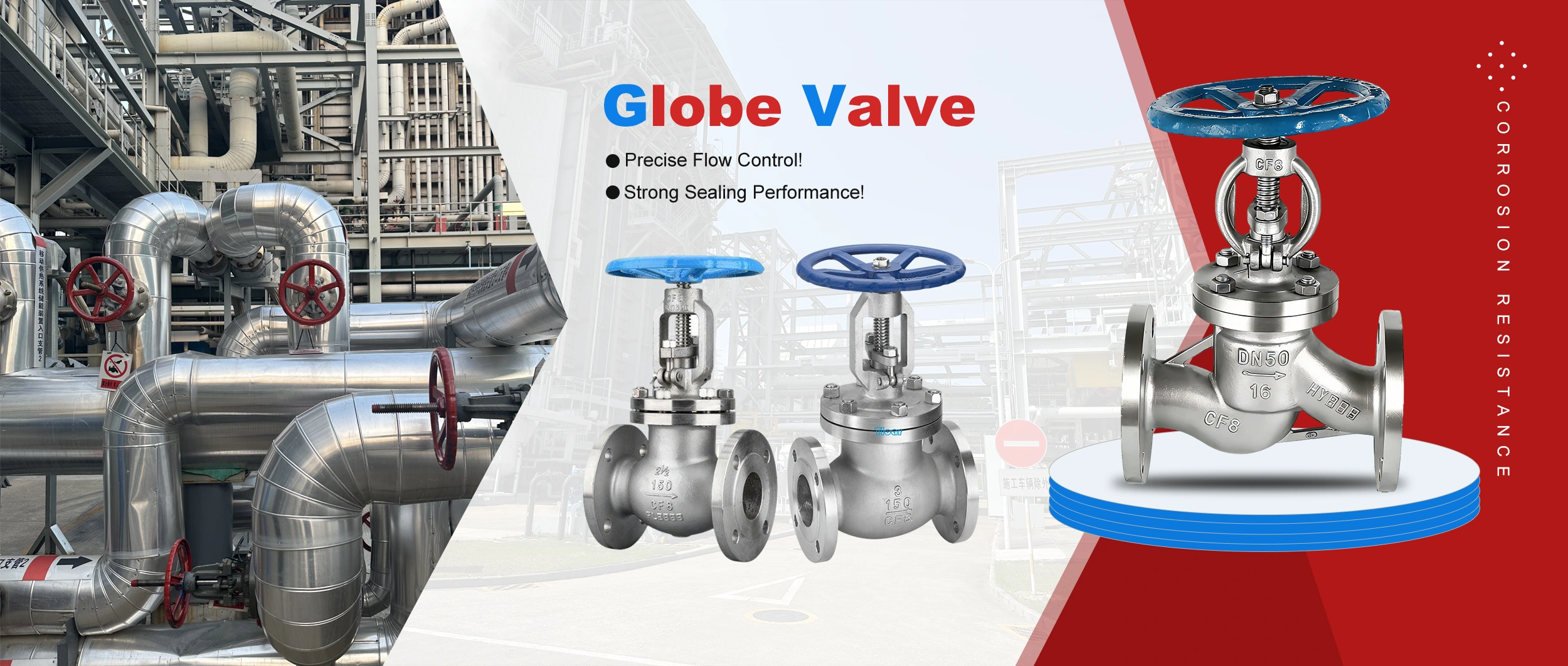 ʻO ka ʻea ʻo Globe Direct Factory ma Huadu