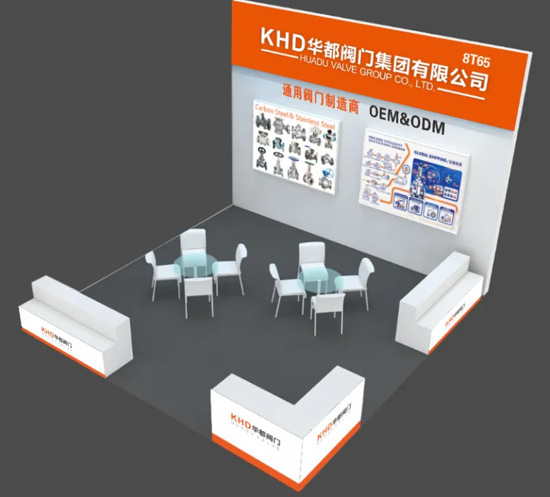 Ma hea e hui ai me Huadu Valve Group (KHD) i ʻOkakopa 2026? Zhejiang Int'l Valve Fair, Booth 8T65