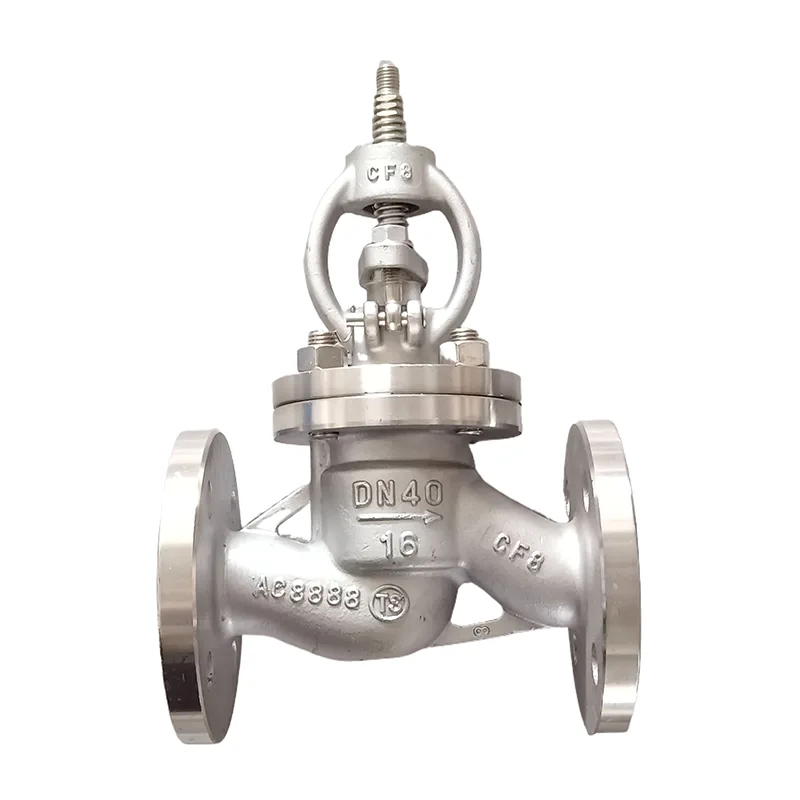 ʻO ke kila kila 304 Flanged Globe Valve